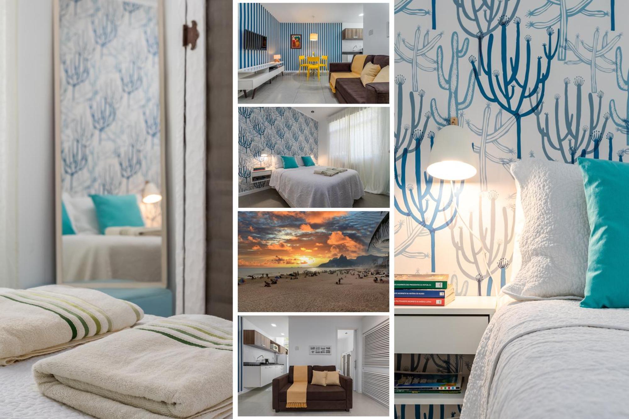 Concept Studio A 200M Praia De Ipanema E 500M Praia Copacabana - Portaria 24H, Cozinha Completa, Ar Condicionado, Smartv E Wi-Fi 35Mbps ريو دي جانيرو المظهر الخارجي الصورة